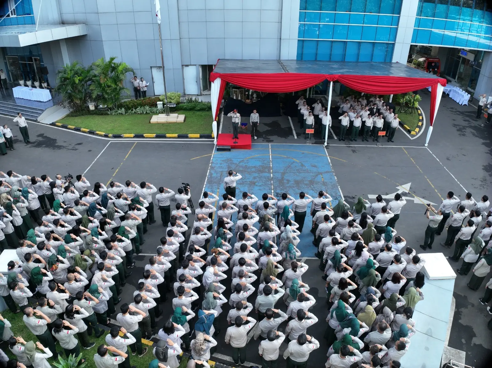 Kepala BNPB Pimpin Apel Perdana di Lingkungan BNPB